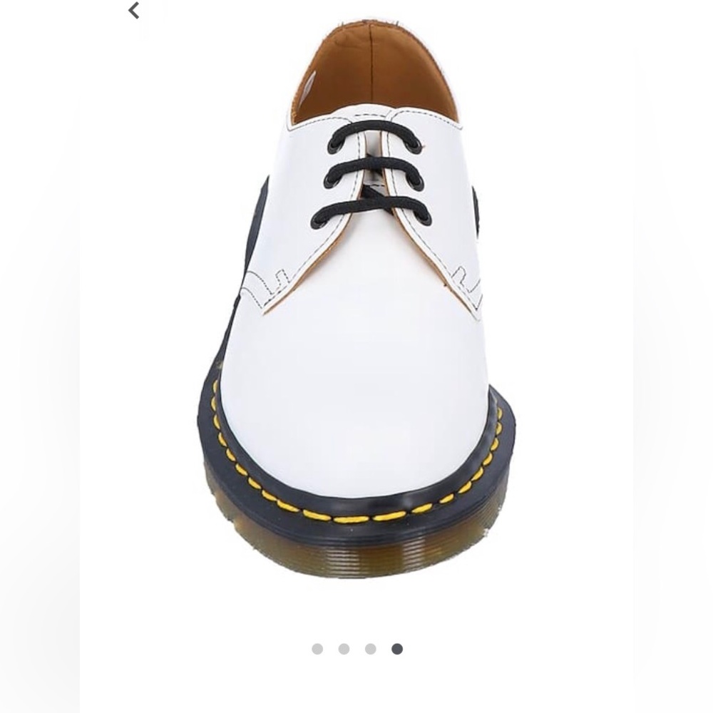 Dr. Martens White Leather Oxfords